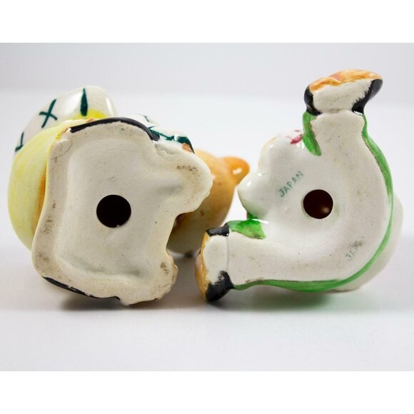 Vintage Hand Painted Ceramic Japan Leapers Bears Salt & Pepper Set - Picture 7 of 7